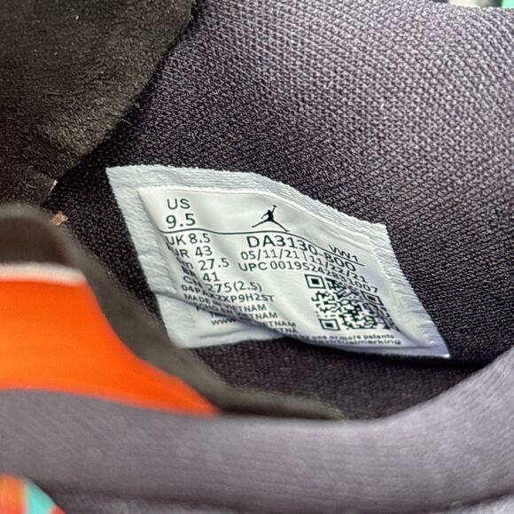 Nike Air Jordan Zion 1 Mens Basketball Shoes DA3130-800 Hyper Jade Size 9.5 - Picture 6 of 9